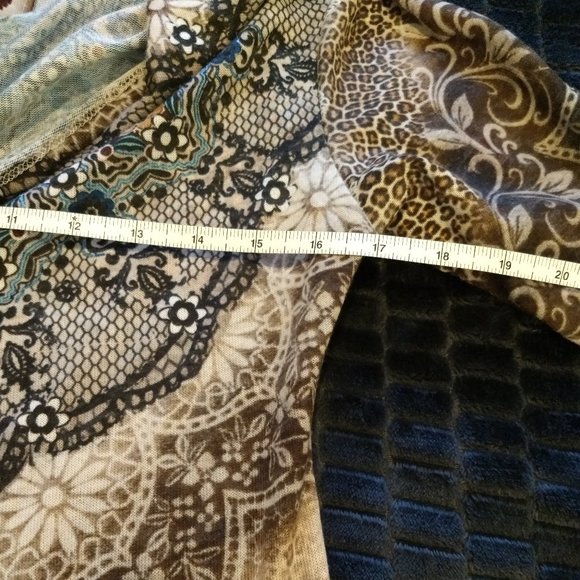 Amma abstract geometric knit tunic dress NWOT - Picture 7 of 10